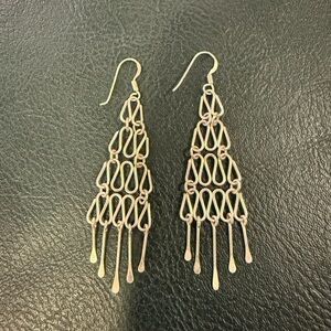 Elegant Silver Dangle Earrings